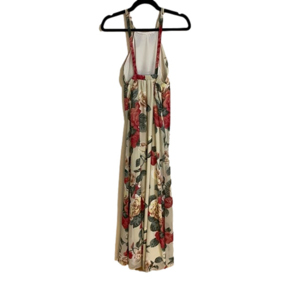 Show me your muMu amanda rose floral halter maxi dress, size XS - Picture 5 of 9